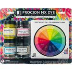 Jacquard Procion Mx Dye for Natural Fibers Set .67oz - 4 Colors & Soda Ash