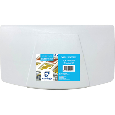 Royal Talens Van Gogh Water Colour Empty Pocket Box - (24 Pans)