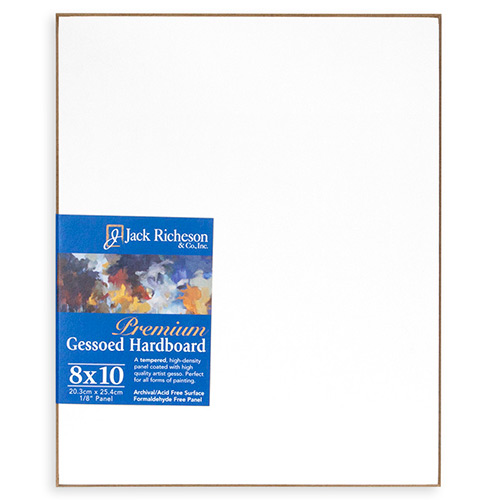 Richeson Premium Gessoed Hardboard 8″ x 10″ Quality Art, Inc. School and Fine Art Supplies