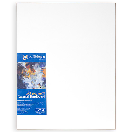 Richeson Premium Gessoed Hardboard 16″ x 20″ Quality Art, Inc. School and Fine Art Supplies