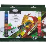 Royal Langnickel Essentials Oil Paints 0.7oz/21ml - (18 Pack)