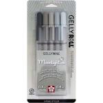 Sakura Gelly Roll Moonlight Pens - (5 Pack) 06 Fine Line, Grays