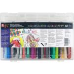 Sakura Koi Coloring Brush Pens Box Set - (48 Pack)