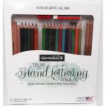 General's Deluxe Hand Lettering Pencil Set for for Journaling, Lettering and Illustrations