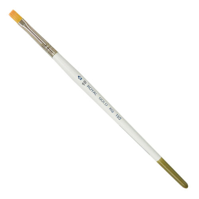 Royal Langnickel Royal Gold Brush for Acrylic & Watercolor - Shader #10