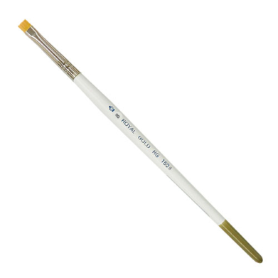Royal Langnickel Royal Gold Brush for Acrylic & Watercolor - Short  Shader #8