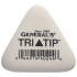 Tri-Tip Soft Triangular White Eraser