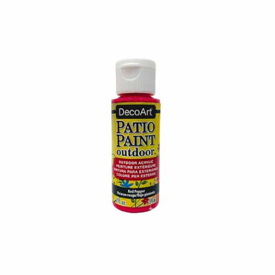 DecoArt Patio Paint Outdoor Acrylic  (2oz/59ml) Red Pepper