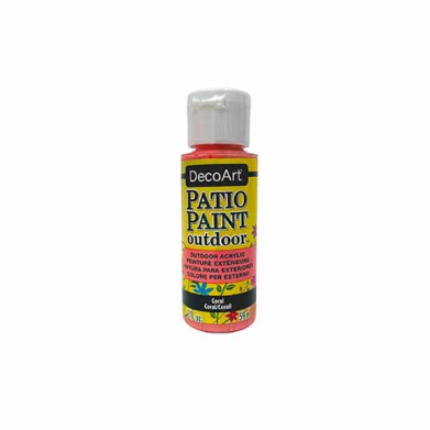 DecoArt Patio Paint Outdoor Acrylic  (2oz/59ml) Coral