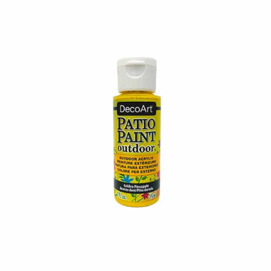DecoArt Patio Paint Outdoor Acrylic  (2oz/59ml) Golden Pineapple