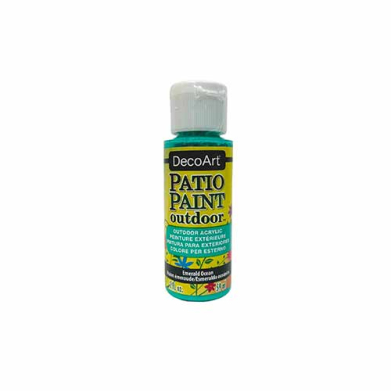 DecoArt Patio Paint Outdoor Acrylic  (2oz/59ml) Emerald Ocean