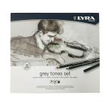 Lyra Rembrandt Grey Tones metal Box Set- 25 pcs