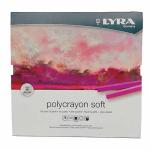 Lyra Polycolor Crayons Soft Box-24ct