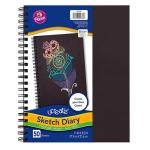 Create Your Own Sketch Diary 11"x8 1/2" Black - 50 sheets