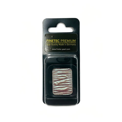 Finetec  Premium Artist Mica Flip-Flop Watercolor Pan refill- Turquoise/ Red