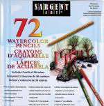 Sargent Watercolor Pencils-- (72 Pack)