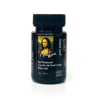 Speedball Mona Lisa Metal Leaf Red Basecoat - (2oz/59ml)