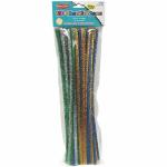 Charles Leonard Sparkle Chenille Stems 12"-100ct