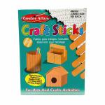 Charles Leonard Jumbo Wood Craft Sticks 6"-500ct
