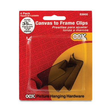 Ook Canvas to Frame Clips - (1 Set) 4 PC