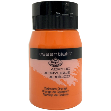 Royal Langnickel Essentials Acrylic Paint - (16.9oz/500ml) Cadmium Orange