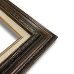 Econo Frame Brushed Gold with Linen Liner - 20" x 24"