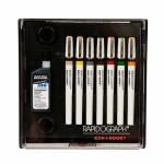 Chartpak Rapidograph Pen-7pc