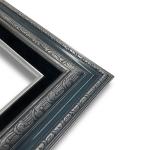 Closeout Econo Frame Silver Blue with Black Liner - 4"x5"