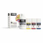 Liquitex Pouring Medium & Soft Body Acrylic Set- Iridescent