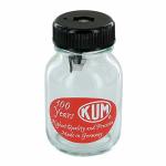 KUM Glass M1 Single Hole Metal Sharpener Glass Canister KUM1064711