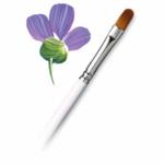 Royal Langnickel Royal Gold Brush for Acrylic & Watercolor -Filbert #2/0