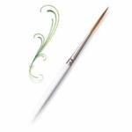 Royal Langnickel Royal Gold Brush for Acrylic & Watercolor -Script Liner- #20/0