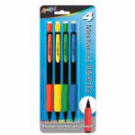 Mechanical Pencil Set with Rubber Grip- 4ct