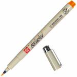 Sakura Pigma Micron Pen - Orange, Brush