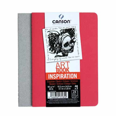 Canson Art Book Inspiration Sketchbook 5.8"x8.3" - 2 Pack