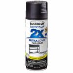 2x Ultra Cover 12oz Satin Spray- Black Semi-Gloss