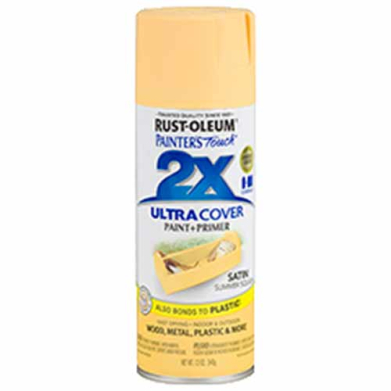 2x Ultra Cover 12oz Satin Spray- Summersquash