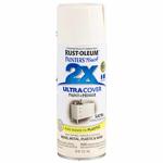 2x Ultra Cover 12oz Satin Spray- Heirloom White