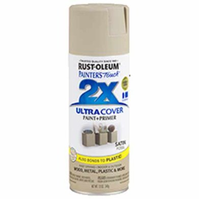 2x Ultra Cover 12oz Satin Spray- Fossil