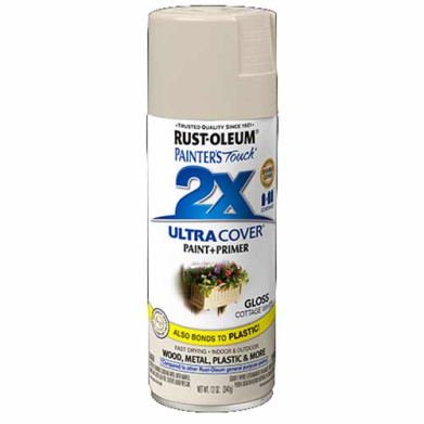 2x Ultra Cover 12oz Gloss Spray- Navajo White