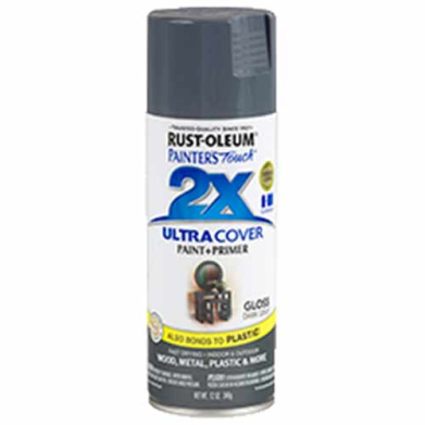 2x Ultra Cover 12oz Gloss Spray- Dark Gray