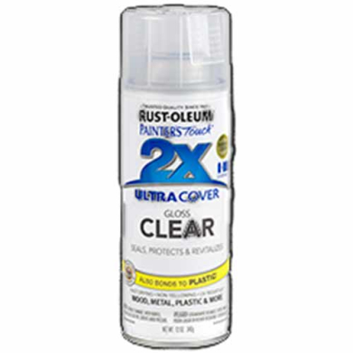 2x Ultra Cover 12oz Gloss Spray- Clear