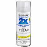 2x Ultra Cover 12oz Satin Spray- Clear