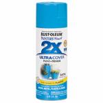 2x Ultra Cover 12oz Satin Spray- Oasis Blue