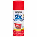 2x Ultra Cover 12oz Satin Spray- Poppy Red