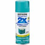2x Ultra Cover 12oz Satin Spray- Vintage Teal