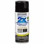 2x Ultra Cover 12oz High Gloss Spray- Black