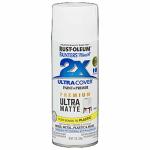 2x Ultra Cover 12oz Matte Spray- White