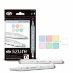 Royal Langnickel Azure Dual-Tip Alcohol Marker Set - 7pc Pastel