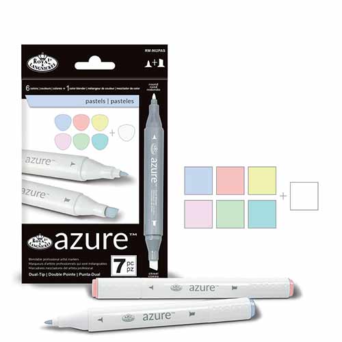Azure Marker Set, Pastel Colors